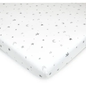 Cotton Jersey Breathable Soft Fitted Sheet for Crib
